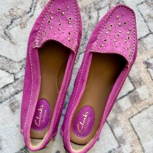 Clarks Artisan Magenta Loafers